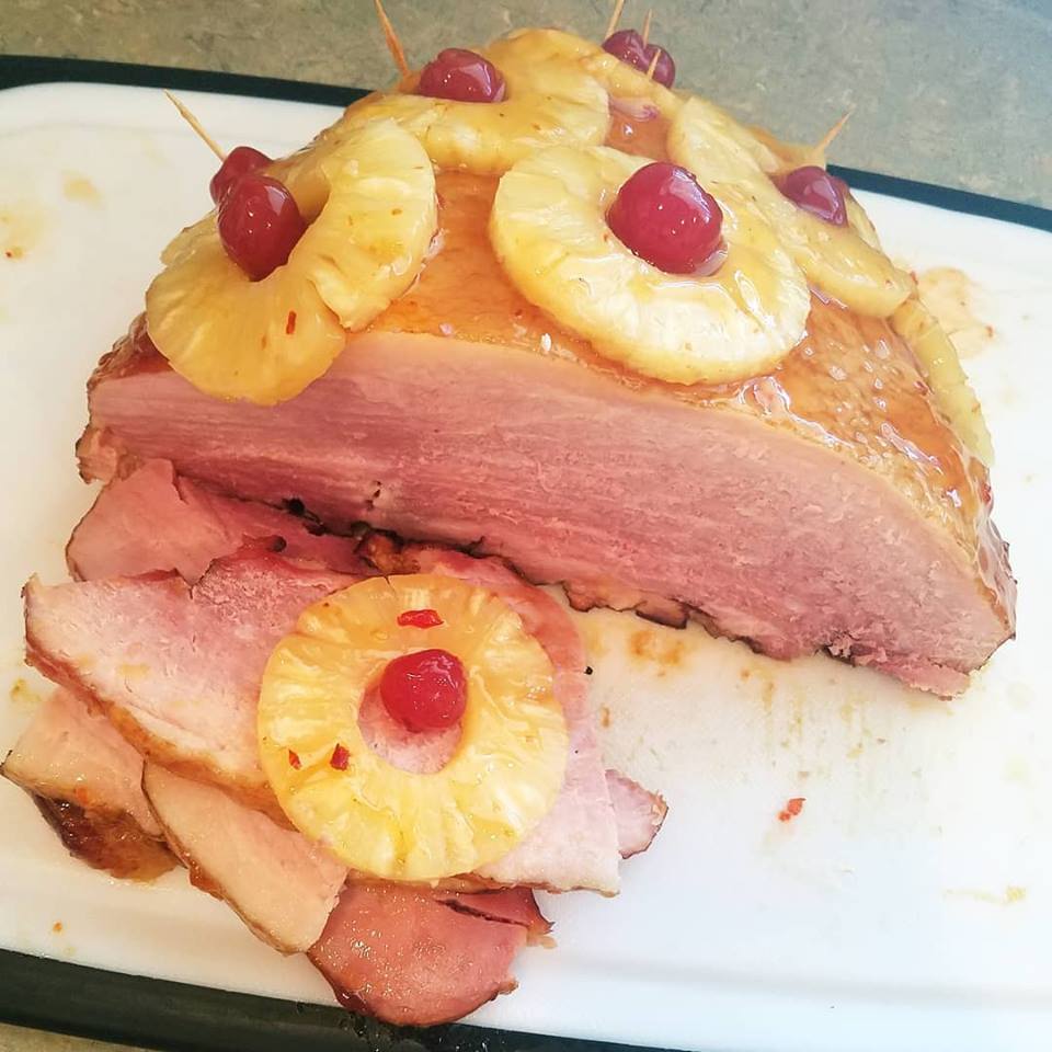 Hawaiian Sweet Chili Glazed Ham Azeka's Sauce