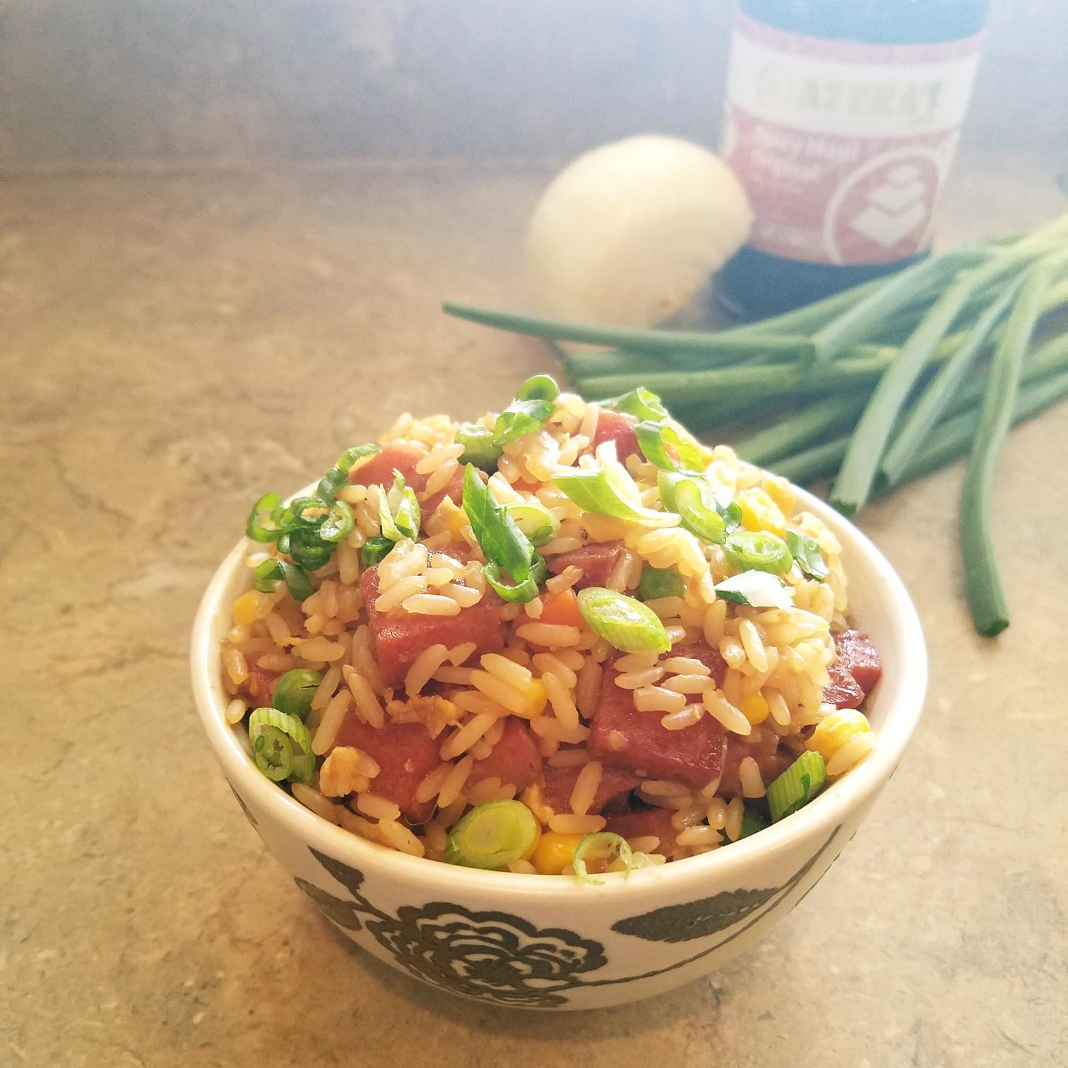 Spicy Spam FriedRice Azeka's Sauce
